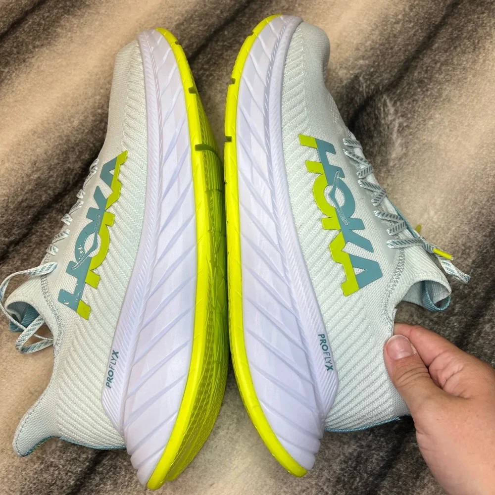 Hoka One One Carbon X 3 Billowing Sail Evening Primrose Athletic Running Sneaker